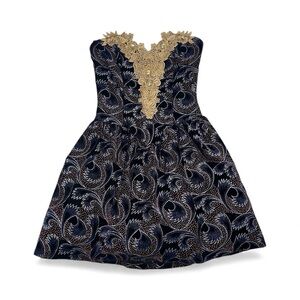 ✨ Vintage Jessica McClintock Gunne Sax Cocktail Dress — Size 5/6 (Made in USA)